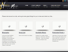 Tablet Screenshot of hamblenmusic.com